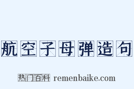 航空子母弹造句是什么意思的图片